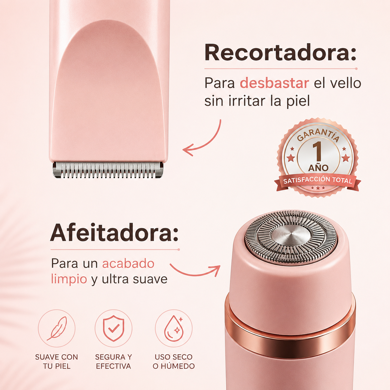 DEPILADORA 2 EN 1