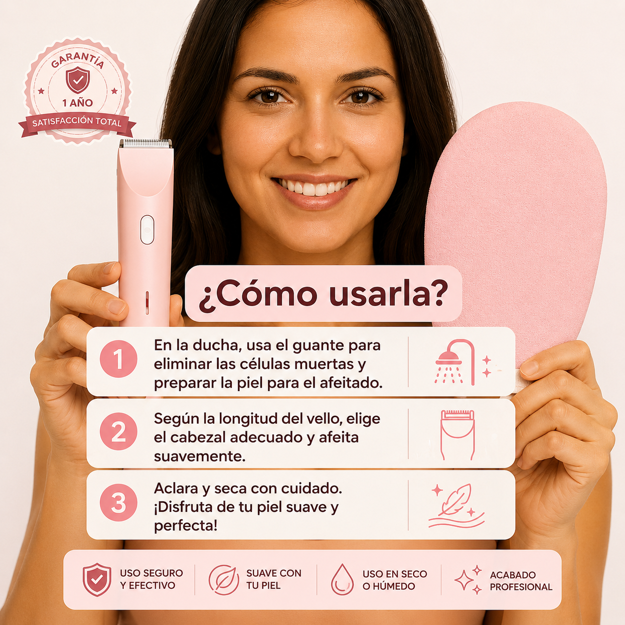 DEPILADORA 2 EN 1