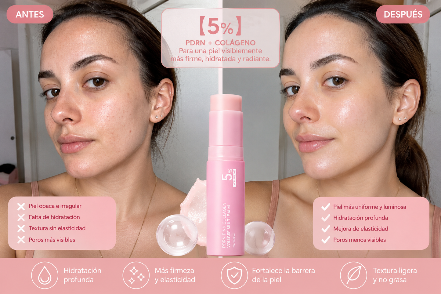 Bálsamo de Colágeno PDRN | Rostro y Contorno | Nuvel
