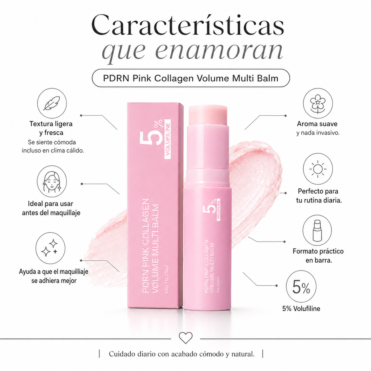 Bálsamo de Colágeno PDRN | Rostro y Contorno | Nuvel