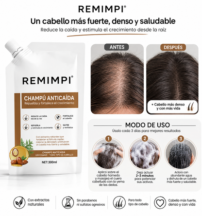 shampoo anti caida 100% Efectivo