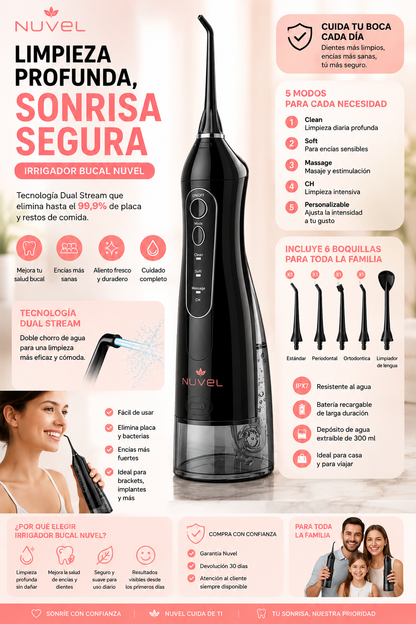 IRRIGADOR BUCAL CON 5 CABEZALES