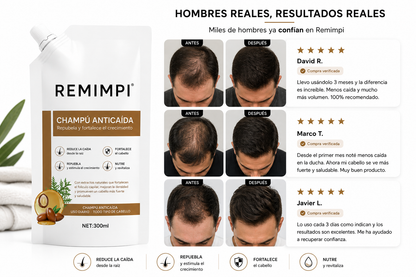 shampoo anti caida 100% Efectivo